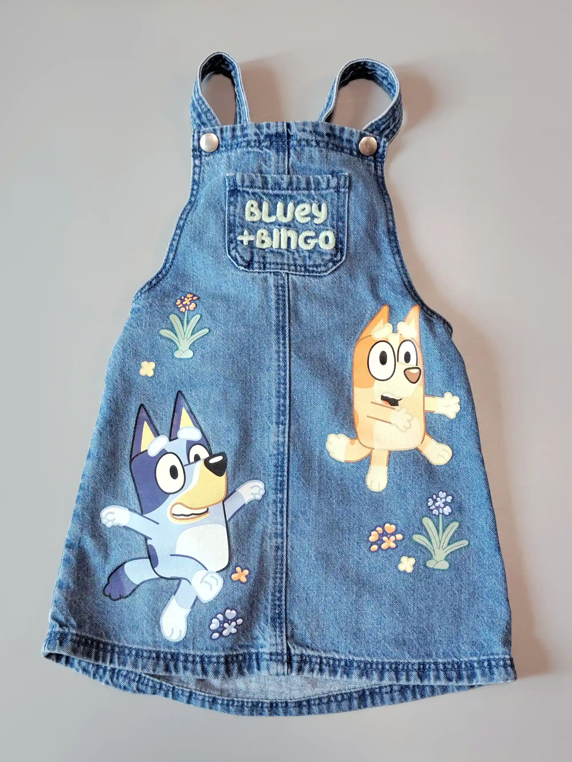 Džínové šaty George vel. 98 modré Bluey