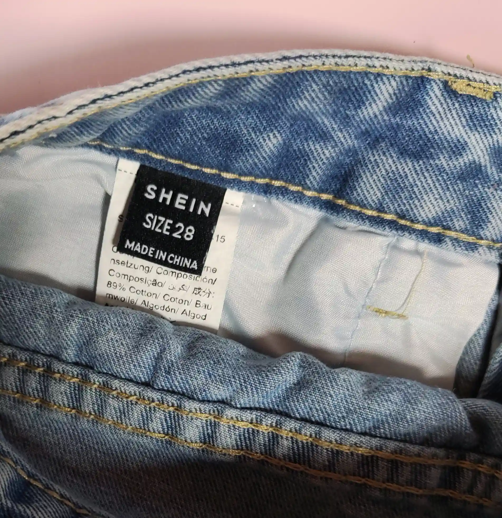 Džínové kraťasy Shein vel. 28 (S 36)