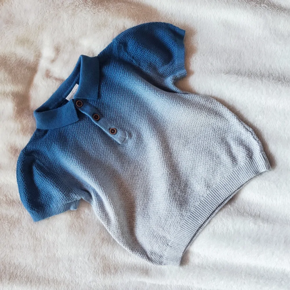 Úpletové polo tričko F&F vel. 80