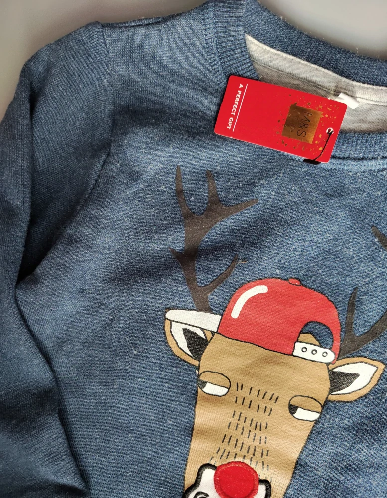 Vánoční mikina M&S vel. 98