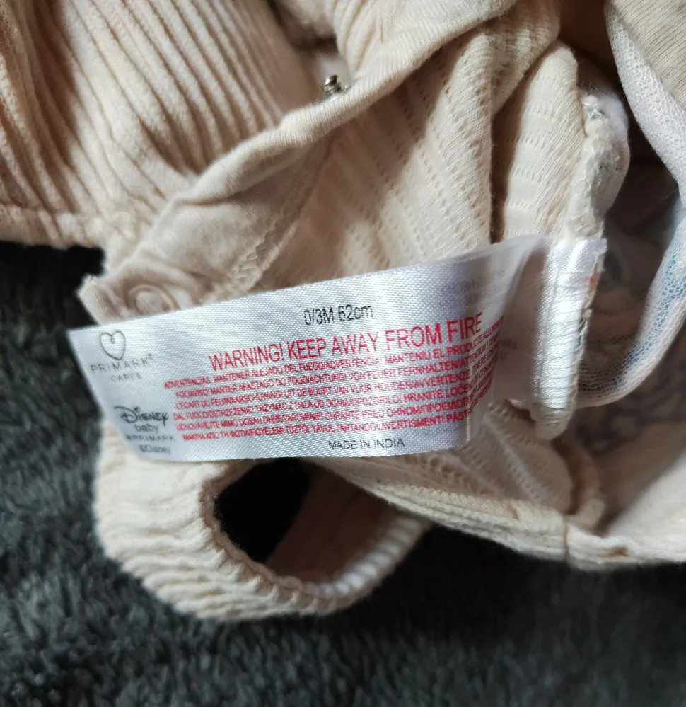Žebrované lacláče Primark vel.62