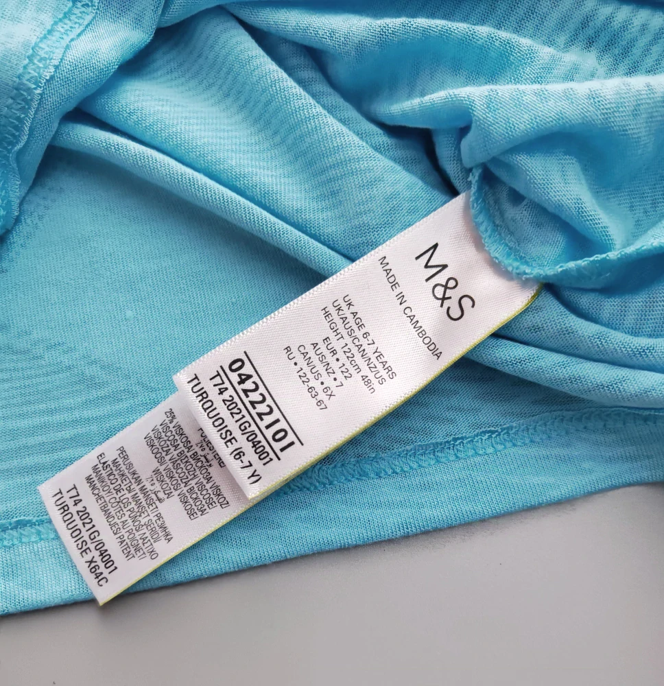 Sportovní cop tričko M&S vel. 122