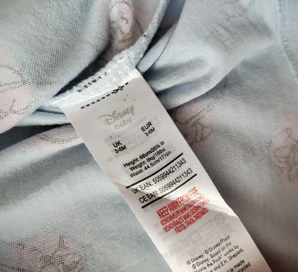 Bavlněné šaty Disney vel. 68