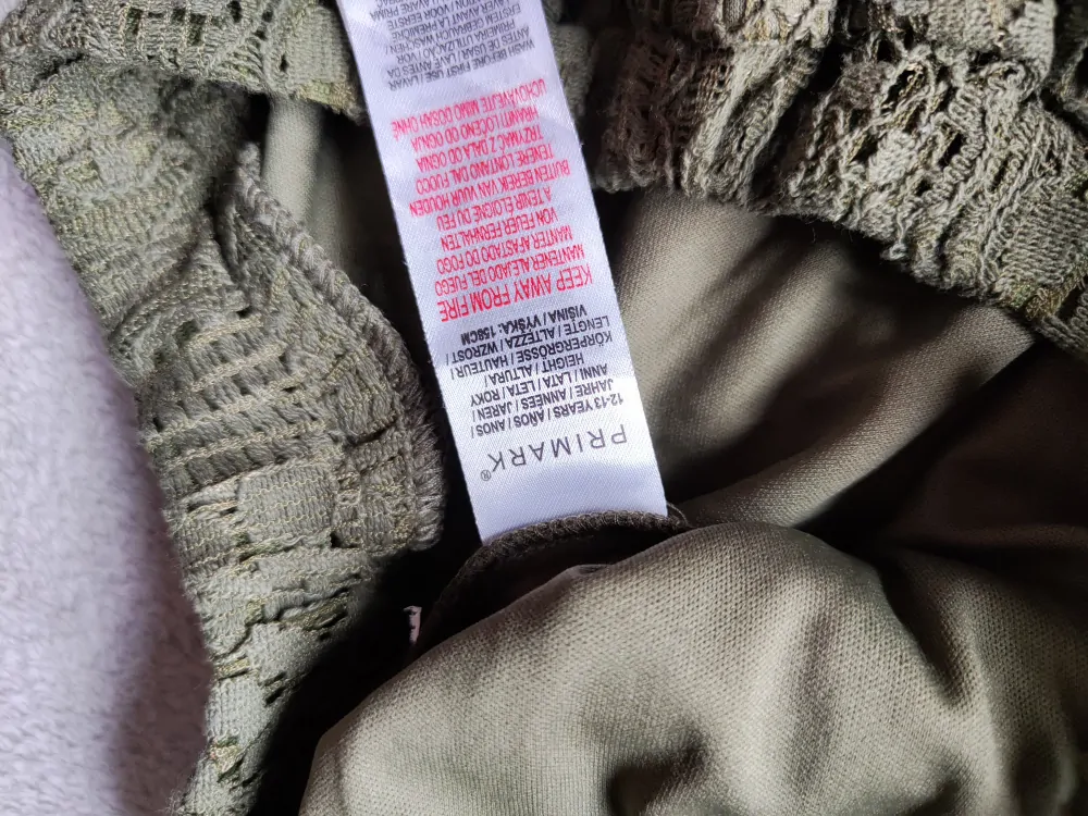 Krajkový top Primark vel. 158