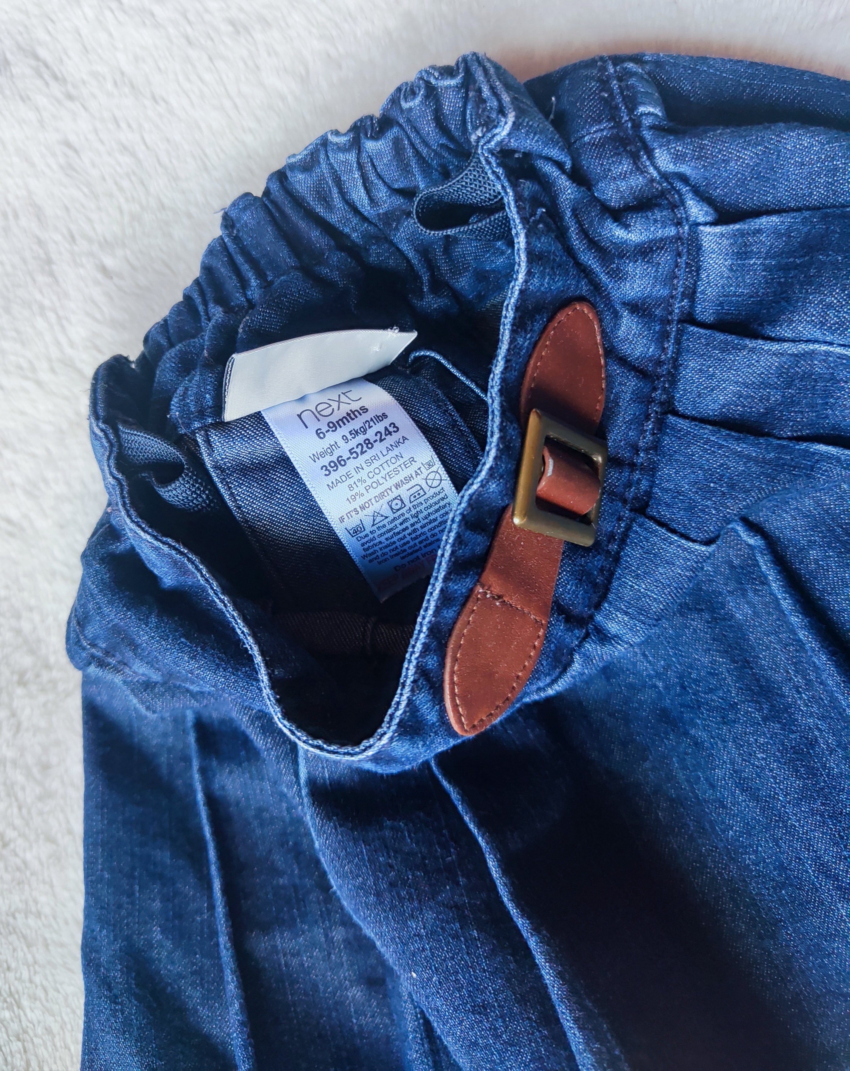 Džínová sukně Next vel. 74