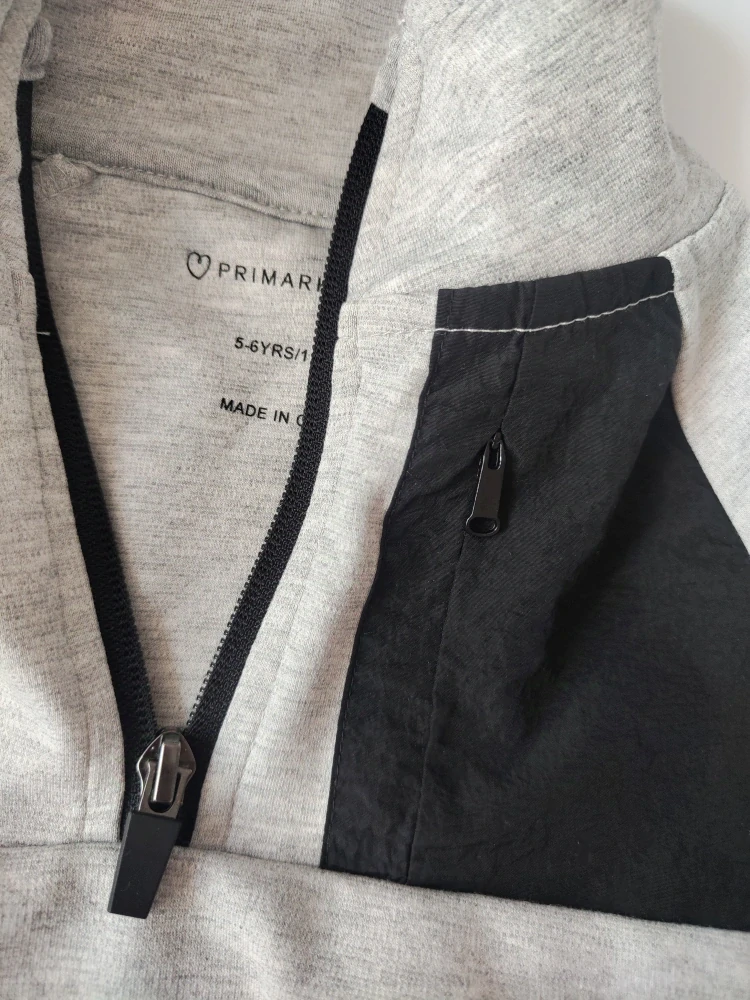 Mikina Primark vel. 116 šedá
