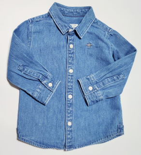 Džínová košilová bunda River Island vel.80