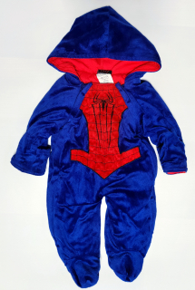 Plyšová kombinéza Spiderman vel.62