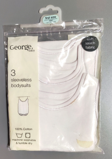 NOVÝ set dvou body bez rukávů George vel.56