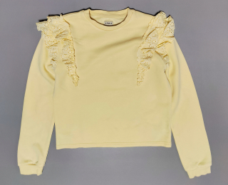 Mikina F&F vel. 158 vanilková