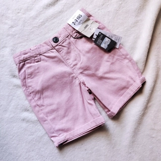 Růžové chino kraťasy Primark vel. 98