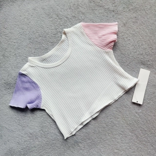 Žebrovaný croptop Shein vel. 80