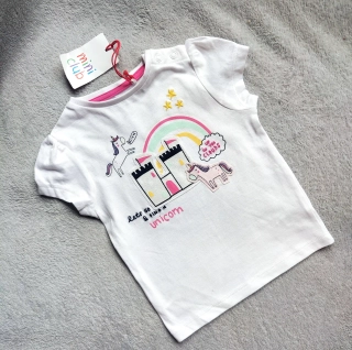 Tričko s jednorožci Mini Club vel. 80