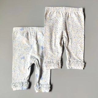 Květovaný set legín George vel. 62