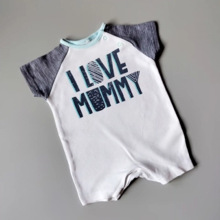 Letní overal Next vel. 62 bílomodrý Mummy