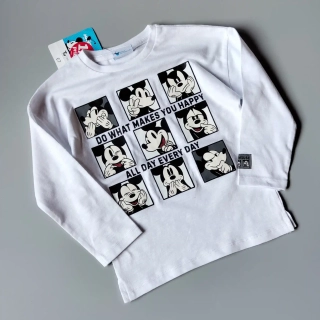 Tričko Tu vel. 92 bílé Mickey