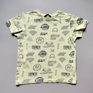 Tričko George vel. 134 zelené obrázkové