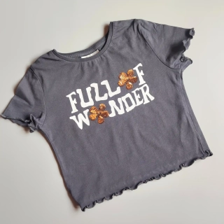 Tričko Matalan vel. 104 tmavě šedé