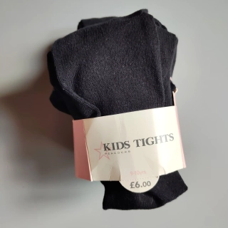 Černé punčochové kalhoty vel. 140 - 1 ks