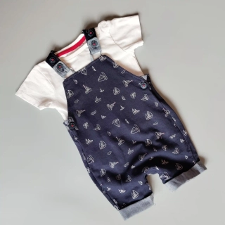 Souprava body a laclových kraťasů Jasper Conran vel. 74