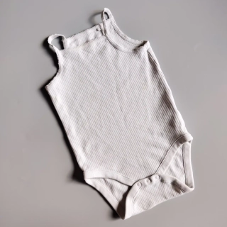 Tílkové body Next vel. 92 bile žebrované