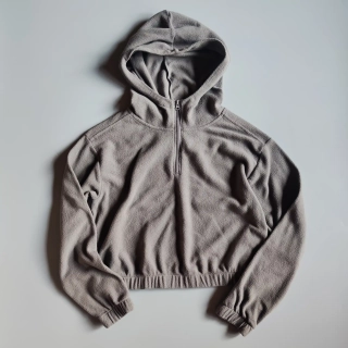 Fleecová crop mikina Zella vel. L