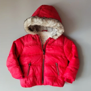 Zimní bunda F&F vel. 86 červená