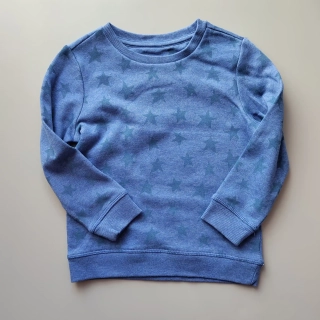 Mikina Mothercare vel. 104 modrá s hvězdami
