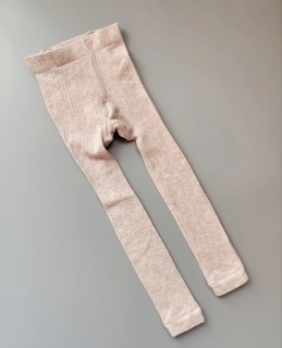 Punčochové kalhoty H&M vel. 92 světle béžové bez ťapek