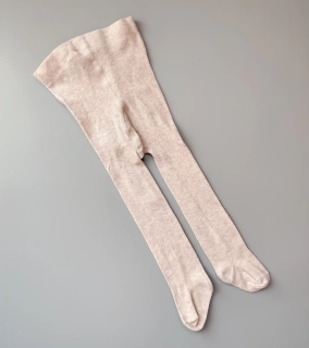 Punčocháče H&M vel. 62/68 šedo béžový melír