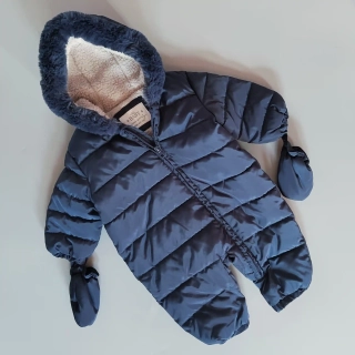 Kombinéza M&S vel. 68 navy s rukavičkami
