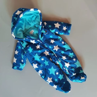 Kombinéza Babaluno vel. 62 modrá s hvězdami