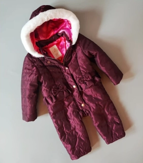 Kombinéza Baker vel. 80 vínová lesklá 