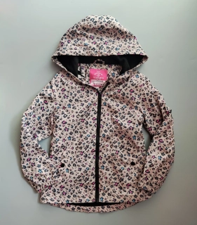 Bunda George vel. 128 béžová leopardí