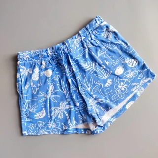Kraťasy M&S vel. 152 modré palmy