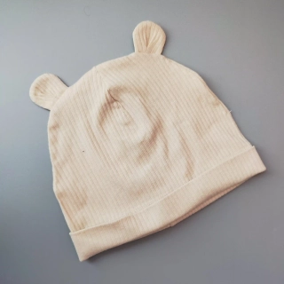 Žebrovaná bavlněná čepička H&M vel. 2 - 4 roky