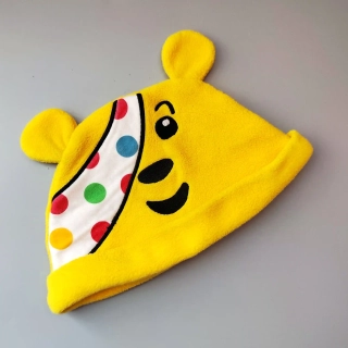 Fleecová čepička George vel. 80 žlutá Pudsey