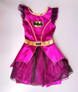 Kostým Batgirl vel. 6 - 8 let fialový