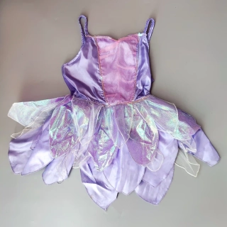 Kostým fialové šaty pro vílu