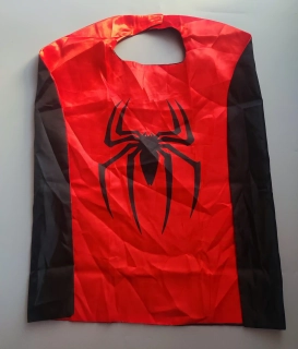 Plášť Spiderman červeno-černý