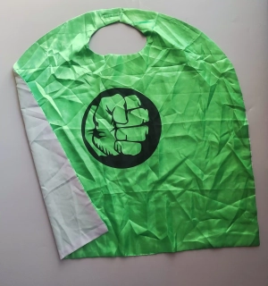 Plášť pro superhrdinu zelený Hulk