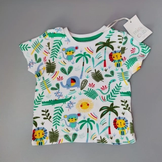 Tričko Miniclub vel. 68 barevná zvířátka