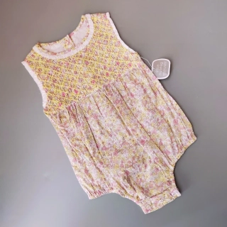 Letní overal Nutmeg vel. 86 květovaný