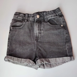 Džínové kraťasy George vel. 134 tmavě šedé