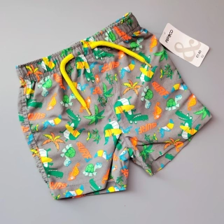 Kraťasy Pepco vel. 80 šedozelené s krokodýly