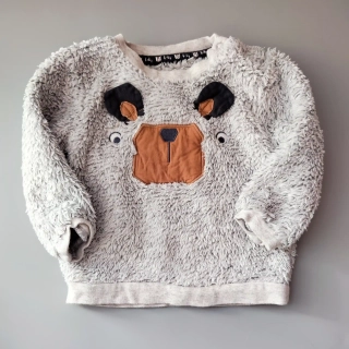 Plyšová medvídkova mikina Tu vel. 68