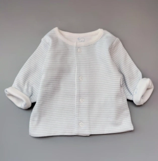 Kabátek M&S vel. 56 modrobílý