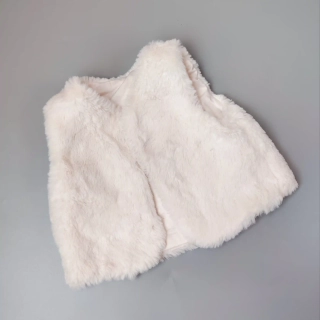 Kožíšková vesta George vel. 68 bílá