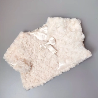 Kožíšková vesta George vel. 86 krémová