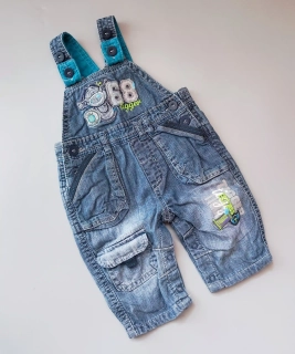 Podšité džínové lacláče Disney vel. 62 modré tygřík